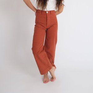Jesse Kamm sailor pants in Paprika, size 8